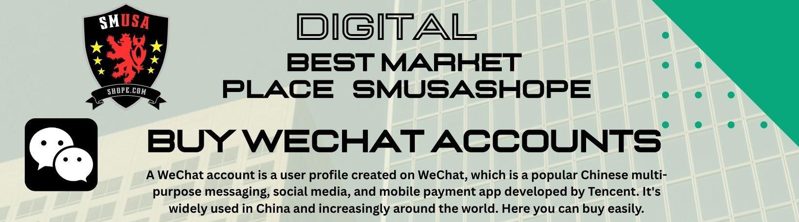 Buy Best Wechat Accounts