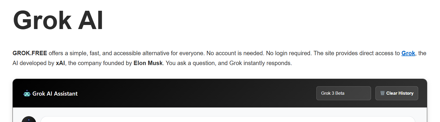 Grok Free