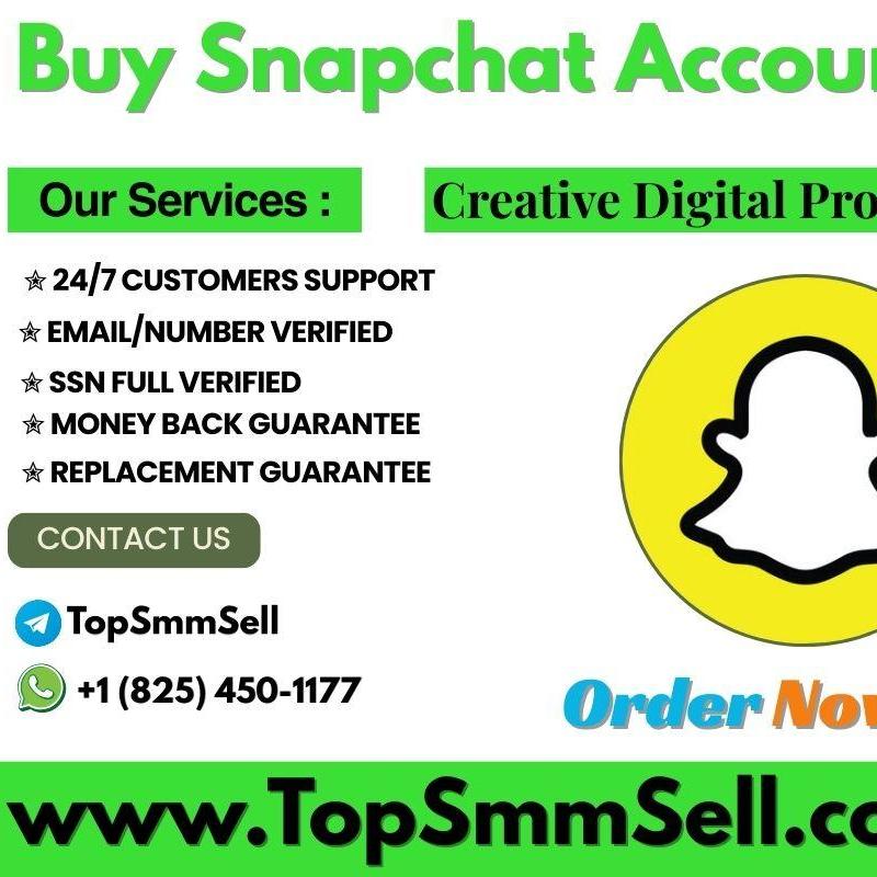 Buy Snapchat  Only Accounts
